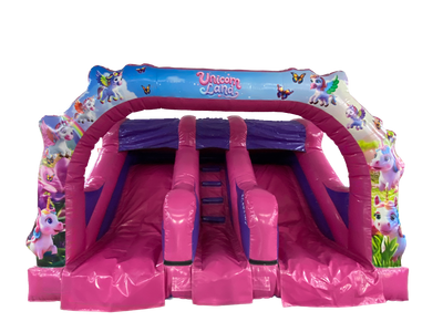 1.5m Platform Unicorn Contoured Double Slide