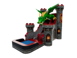 22ft Medieval Dragon Slide