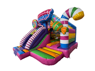 5x4m Sweet Candy Front Slide Combi