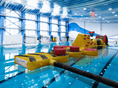 15m The Eliminator 1.5m Slide Pool Inflatable