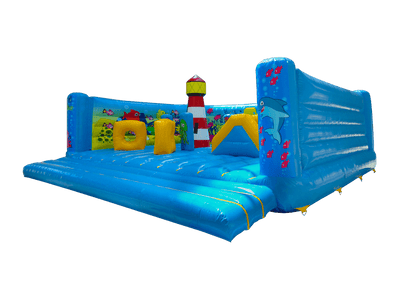 Castillo Inflable de Actividades Oceánicas de 8x8.5m