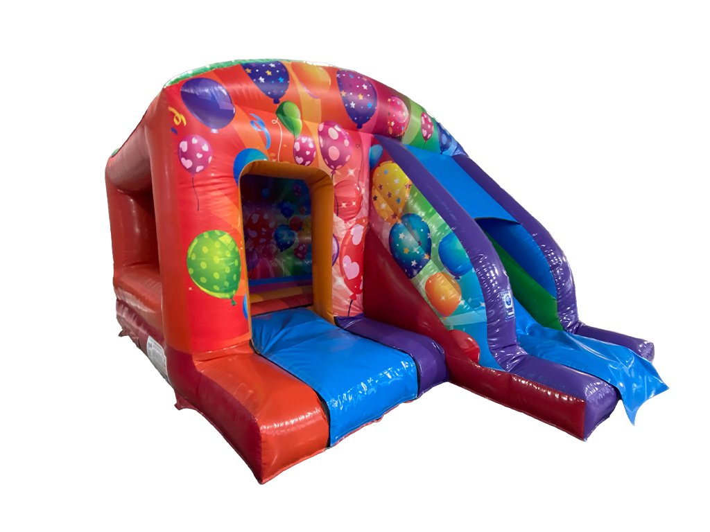 Multicoloured Party Box Jump and Slide
