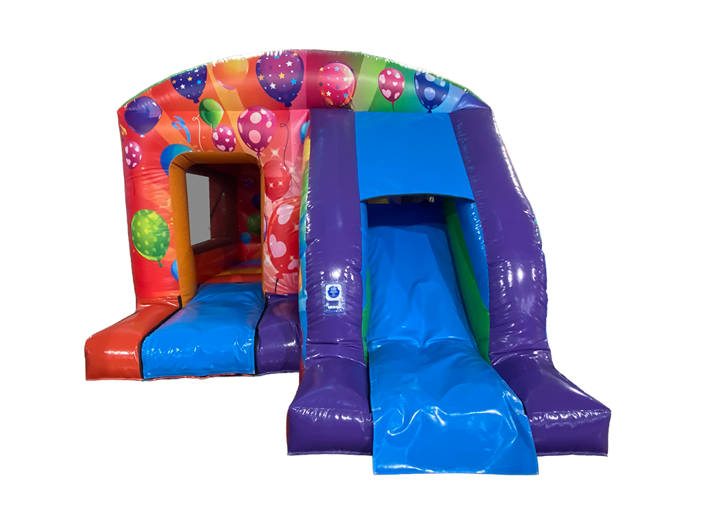 Multicoloured Party Box Jump and Slide