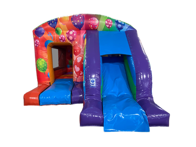 Multicoloured Party Box Jump and Slide