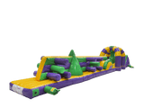 Piscine gonflable Double Trouble violette et jaune de 15m
