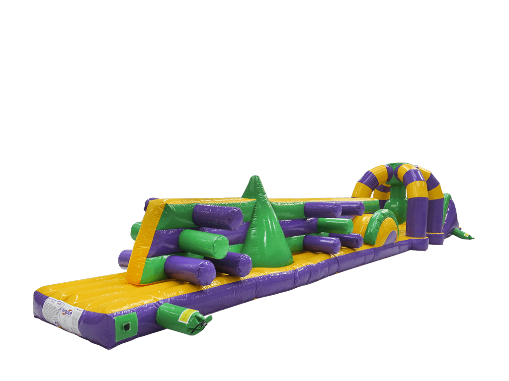 Piscine gonflable Double Trouble violette et jaune de 15m