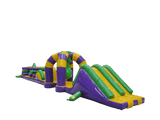 Piscine gonflable Double Trouble violette et jaune de 15m