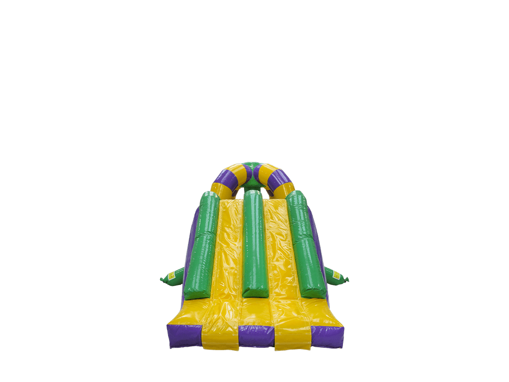 Piscine gonflable Double Trouble violette et jaune de 15m