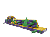 Piscine gonflable Double Trouble violette et jaune de 15m