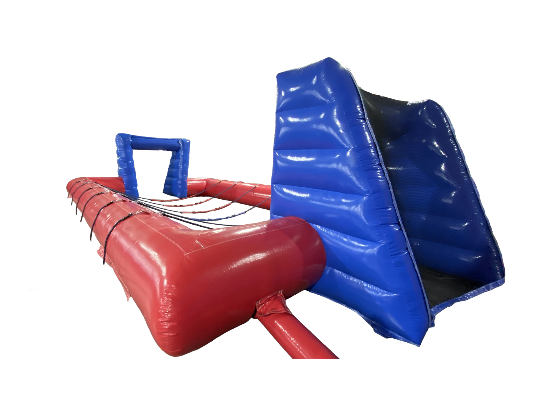 6-A-Side Human Table Football Inflatable with Ropes and Inflated Bed