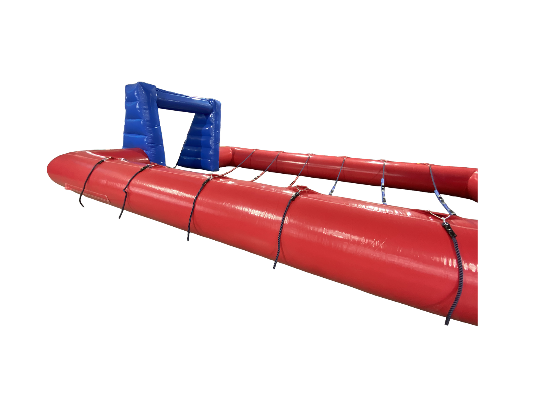 6-A-Side Human Table Football Inflatable with Ropes and Inflated Bed
