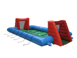 6-A-Side Human Table Football Inflatable with Ropes and Inflated Bed