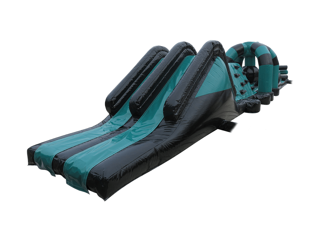 18m Green Super Double Trouble Pool Inflatable