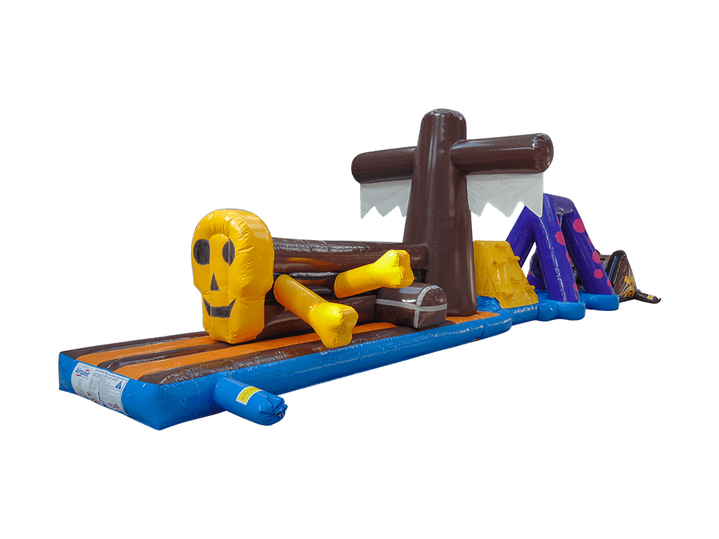 15m nadmuchiwany basen Pirate Dual Lane Aqua Run