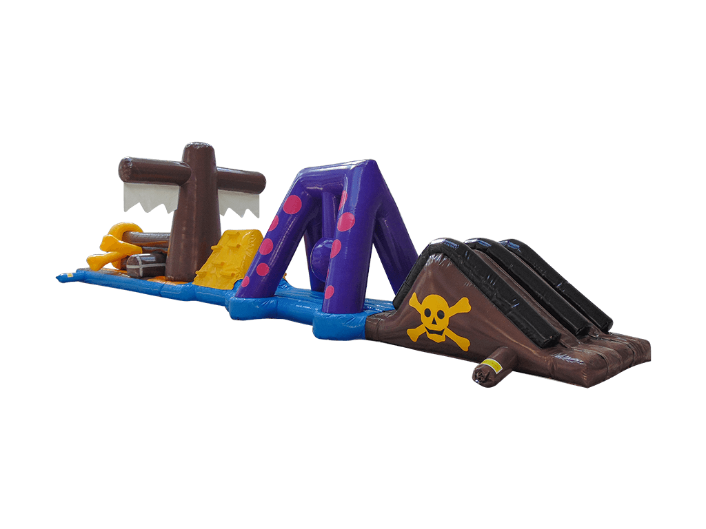 15m nadmuchiwany basen Pirate Dual Lane Aqua Run