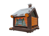 Castillo hinchable casa de nieve 5m x 5.5m