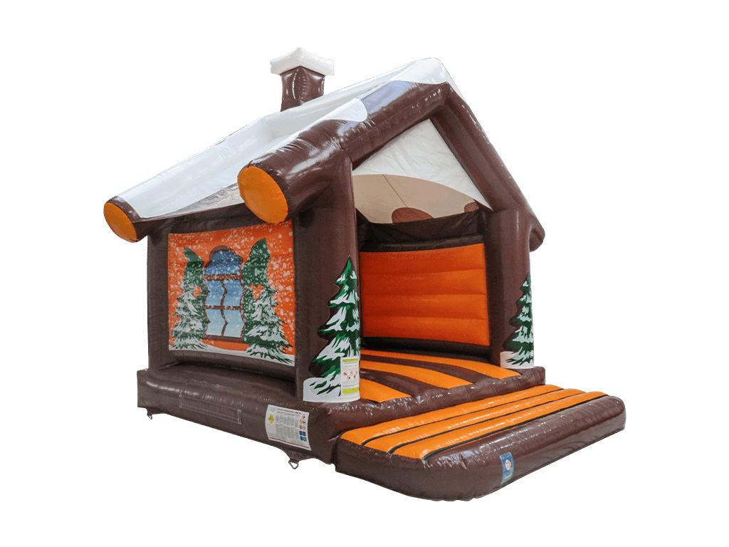 Castillo hinchable casa de nieve 5m x 5.5m