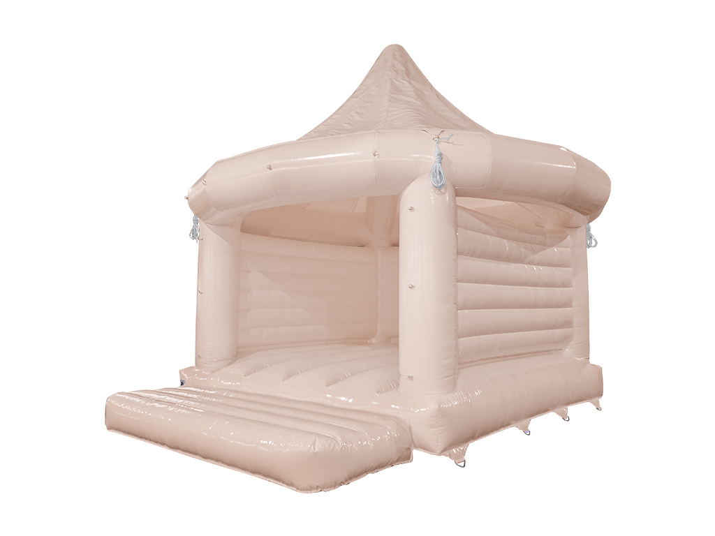 6.7x6.1m Pastel Perzik Carrousel Springkussen