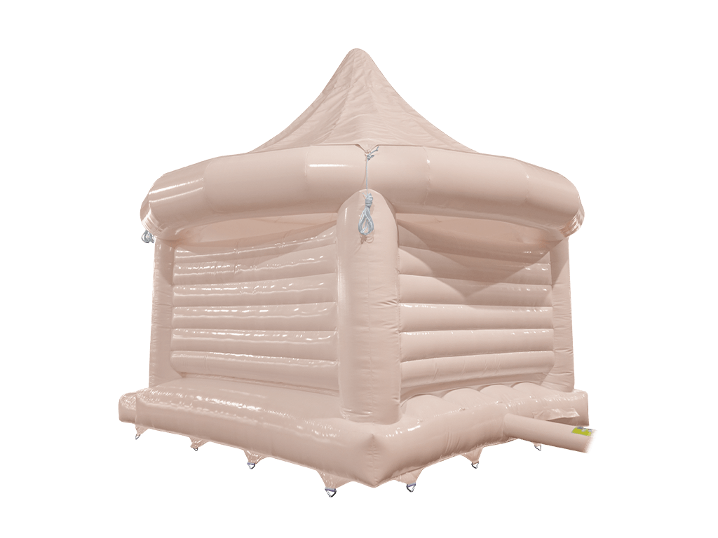 6.7x6.1m Pastel Perzik Carrousel Springkussen