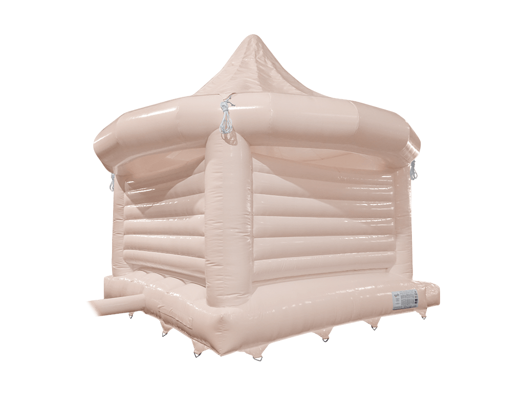 6.7x6.1m Pastel Perzik Carrousel Springkussen