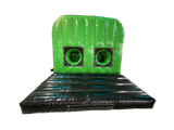 Black & Green Boot Camp Challenge with Dual Slides