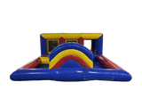 Spielzone mit Hüpfbett & Überdachtem Ball Teich