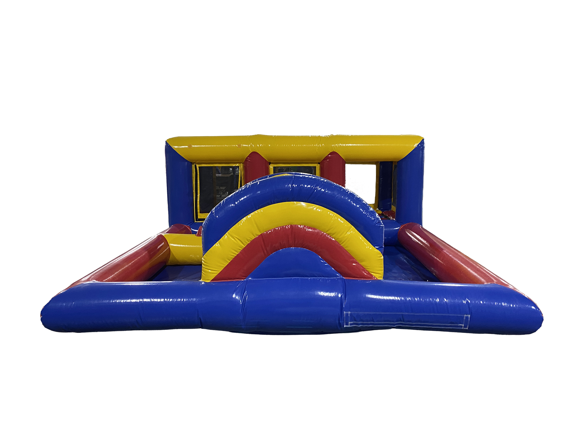 Spielzone mit Hüpfbett & Überdachtem Ball Teich
