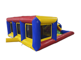 Spielzone mit Hüpfbett & Überdachtem Ball Teich