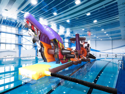 16m Ghost Ship with Climbing Wall Pool Inflatable
