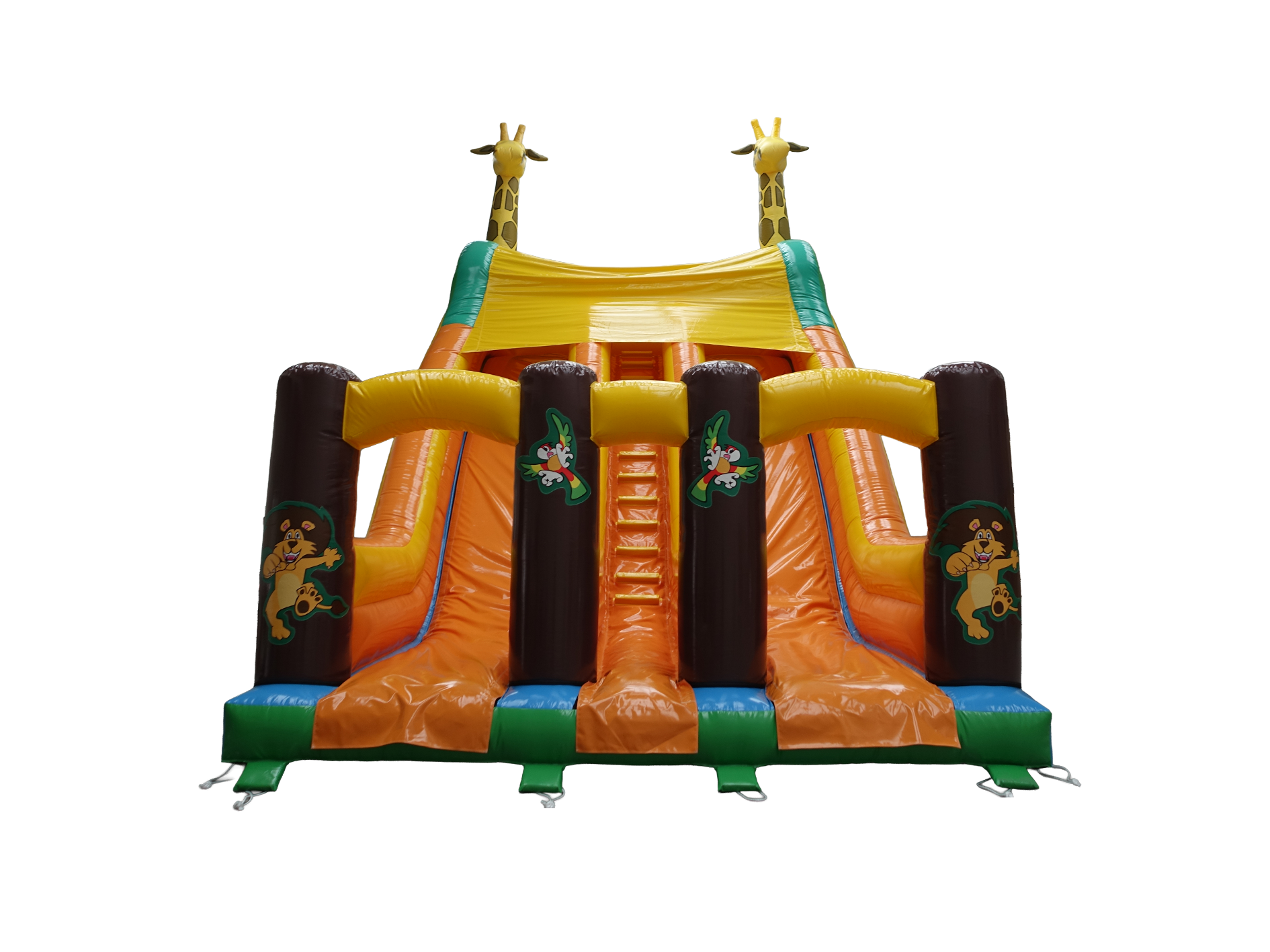 4m Platform Giraffe Double Slide