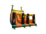 4m Platform Giraffe Double Slide