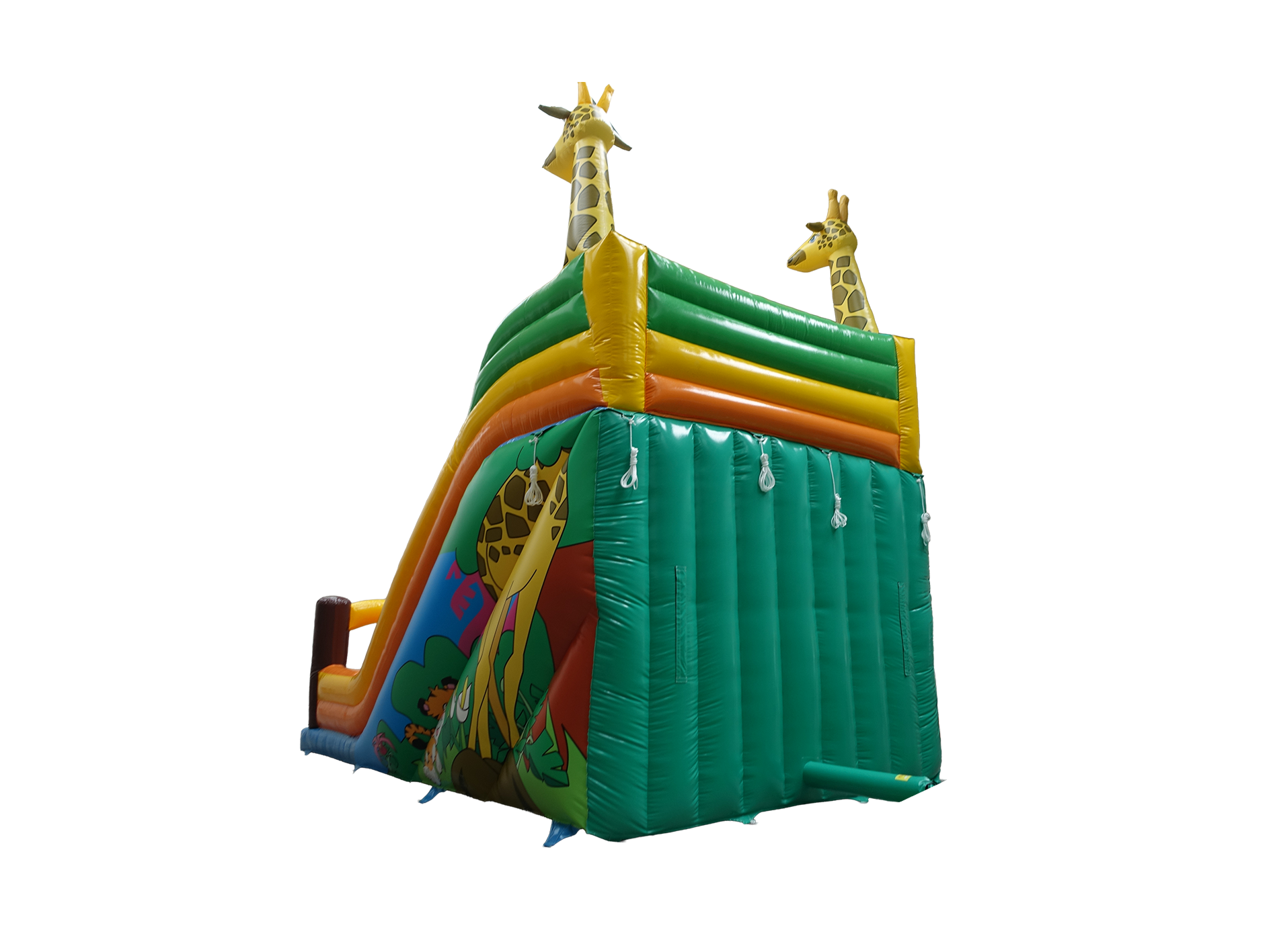 4m Platform Giraffe Double Slide