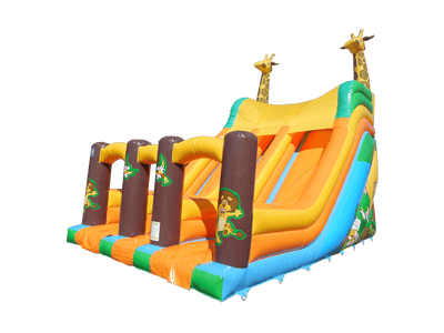 Double Toboggan Girafe Plateforme 4m