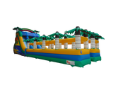 Tropical Slide with Palm Trees