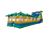 Tropical Slide with Palm Trees