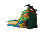Tropical Slide with Palm Trees