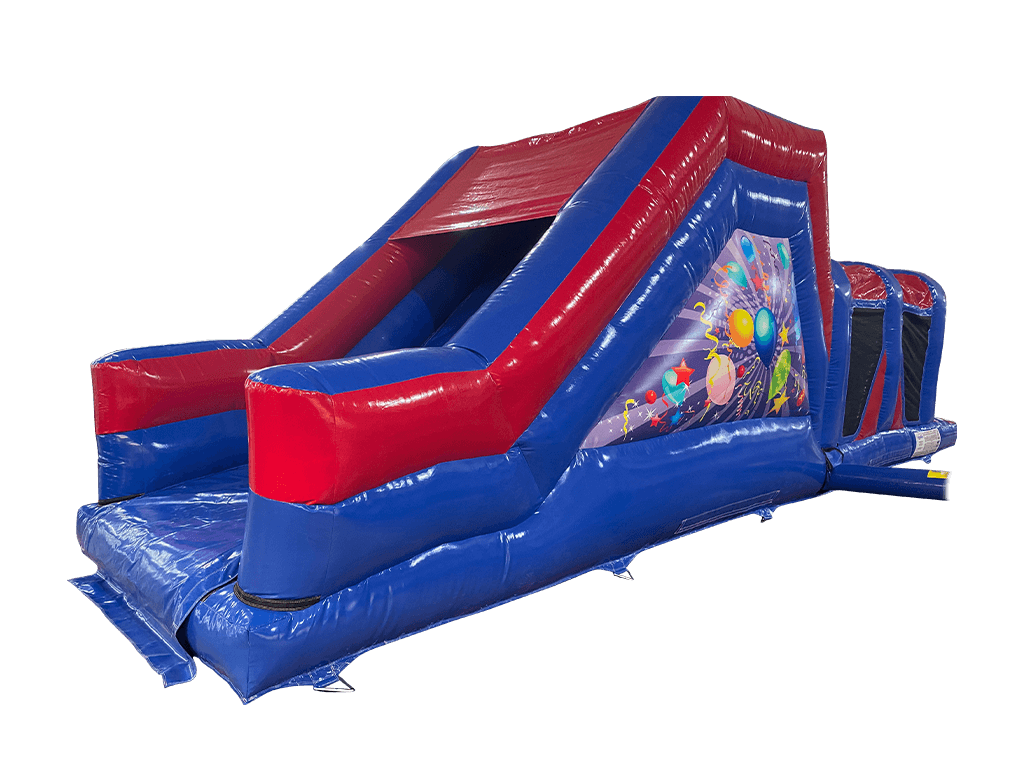 1 Part Blue & Red Party Energy Assault Course For Sale