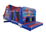 1 Part Blue & Red Party Energy Assault Course For Sale