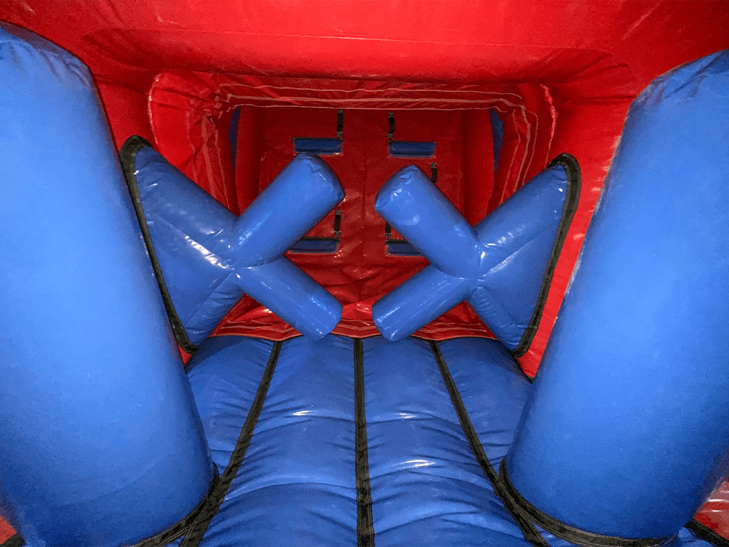 2 Part Red & Blue Energy Assault Course For Sale
