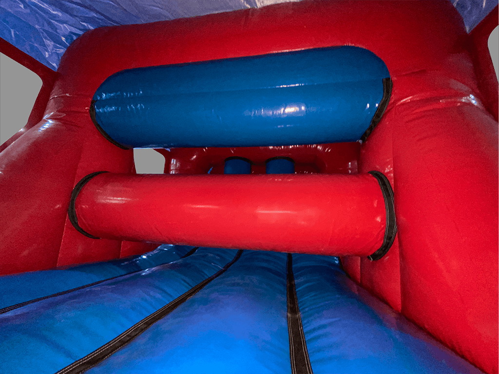 2 Part Red & Blue Energy Assault Course For Sale