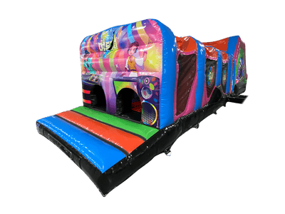 2 Part Multicoloured Disco Energy Assault Course
