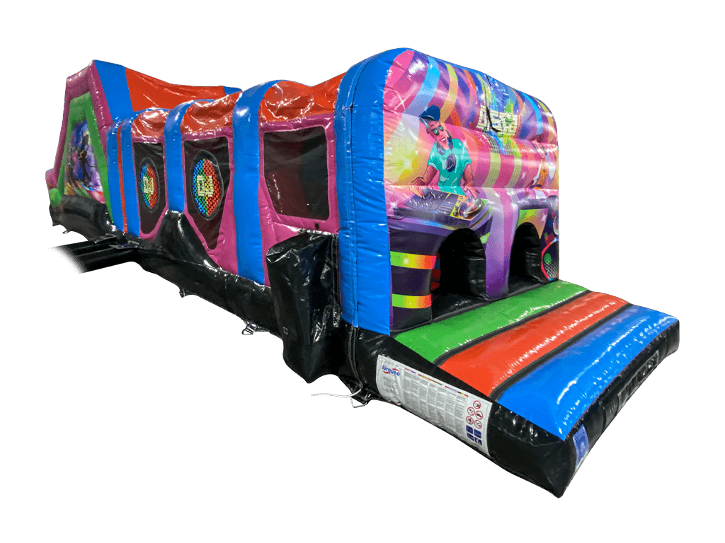 2 Delig Multikleurige Disco Energie Aanvalsparcours