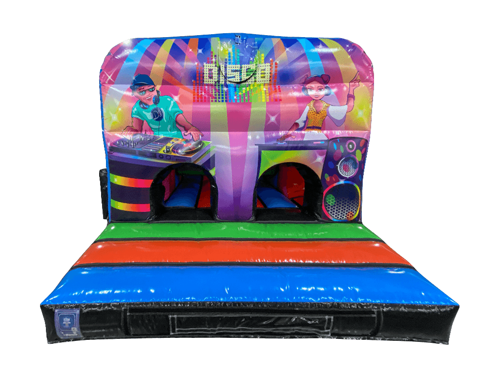 2 Delig Multikleurige Disco Energie Aanvalsparcours