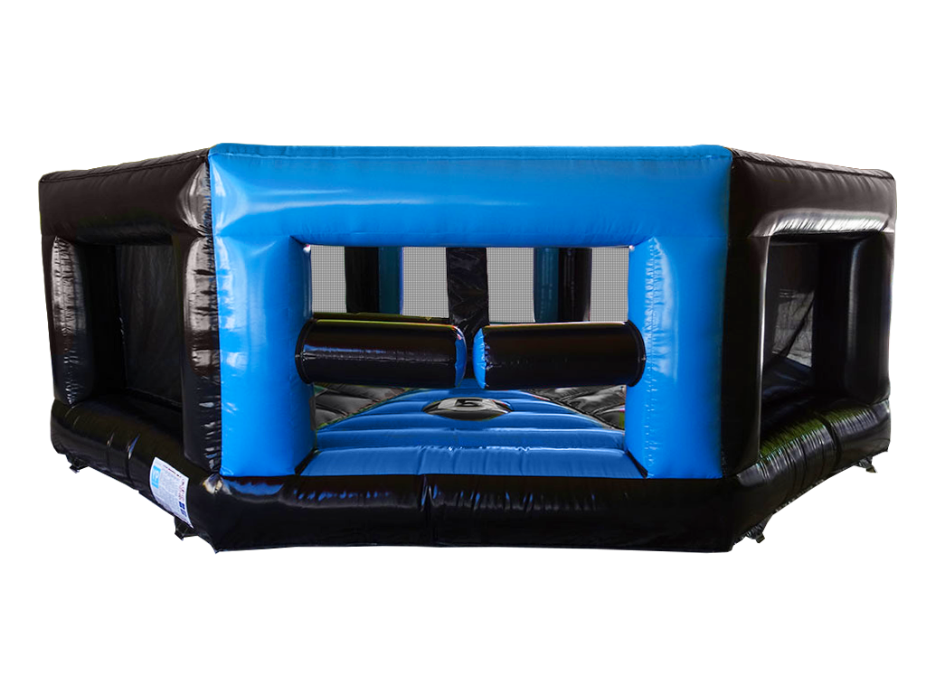 7.4m Zwart & Blauw Laatste Overlevende Netwand Bed & Duel Mechanisme