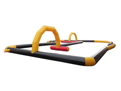 18m x 13.5m Inflatable Karting Track