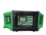 Cama de Parede em Rede Preto e Verde de 7,4m Last One Standing com Mecanismo Duplo