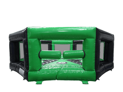 7.4m Black & Green Last One Standing Netted Wall Bed & Duel Mechanism