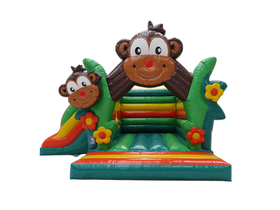 Saut et toboggan singe