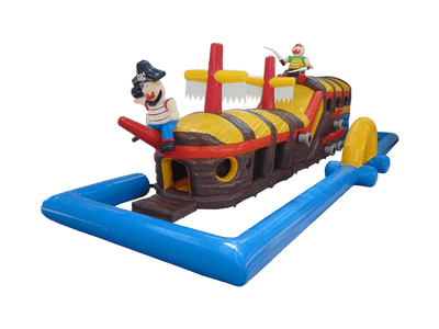 2 Part Pirate Ship Obstacle Course