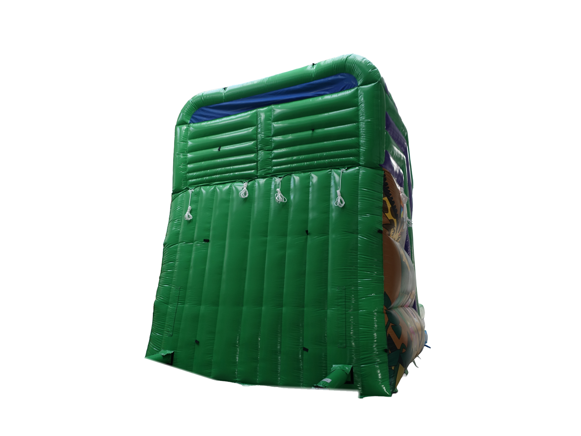15ft Platform Jungle Slide with Front Wall